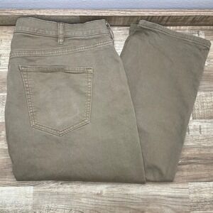 Flint and Tinder Tapered Fit 365 5 Pocket Chino Pants Men 38x32 Earth 30" Inseam